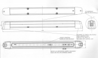 Svítilna brzdová doplňková LED červená WAS W28/146.2.S3, 12V