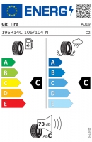 Pneu 195 R14 C 106N (950 kg) Maxmiller