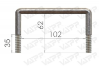 Třmen M10 62x102 mm