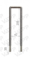 Třmen M10 205x42 mm