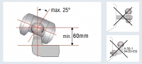 Stabilizátor AL-KO AKS 3504 s integrovaným zámkem a safety ball, vrtání 16,2 mm