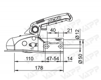 Tažná spojka AL-KO AK 161+Soft Dock