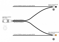 Kabeláž VAPP 10,15 m/ 13-pól. zástrčk, s předními vývody QS150, baj6, Jokon komp.