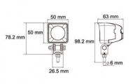 Kolečko opěrné automat. KNOTT ATK60V-B 200x50 500 kg