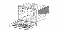 Držák boxu JUST 500-R a 500 horizontální (sada pro 1 box)