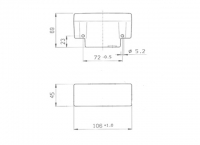 Svítilna mlhová zadní JOKON SN 3010/12V