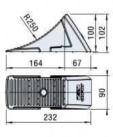 Klín zakládací AL-KO UK 10 K-2 (232 mm/800 kg) plastový