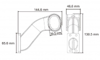 Svítilna doplňková obrysová LED Lucidity 26550 144,6, 12-24V, Pravá, QS150