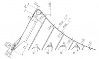 Klín zakládací AL-KO UK 53 K-2 (470 mm) plastový, černý