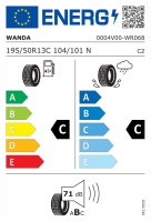 Pneu 195/50 R13 C 104N (900 kg) Wanda WR068 M+S