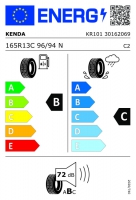 Kolo 165 R13 C 96N Kenda M+S, 4,5J/ ET30, 112x5