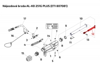 Tlumič nájezdové brzdy AL-KO 251G PLUS