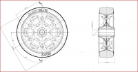 Kolečko samostatné AL-KO 200x50 (500kg)