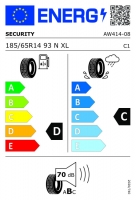 Pneu 185/65 R14 93N (650 kg) AW414 Security, M+S