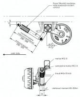 Tlumič k nápravě KNOTT typ 990001 (do 1800 kg/1 náprava)